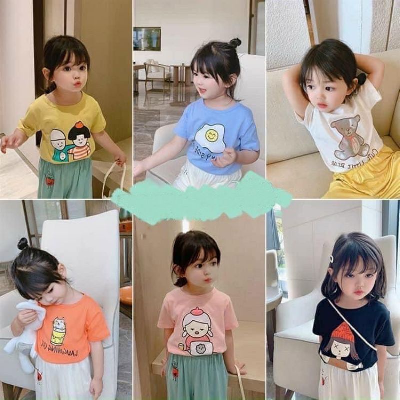 Mới | Áo thun cộc tay siêu cưng sành điệu cho bé yêu 8-18kg