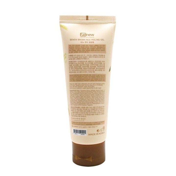 Tẩy tế bào chết gạo da mặt cao cấp Benew Brown Rice Peeling Gel Cao Cấp Hàn Quốc 120ML - Hàng Chính Hãng | BigBuy360 - bigbuy360.vn