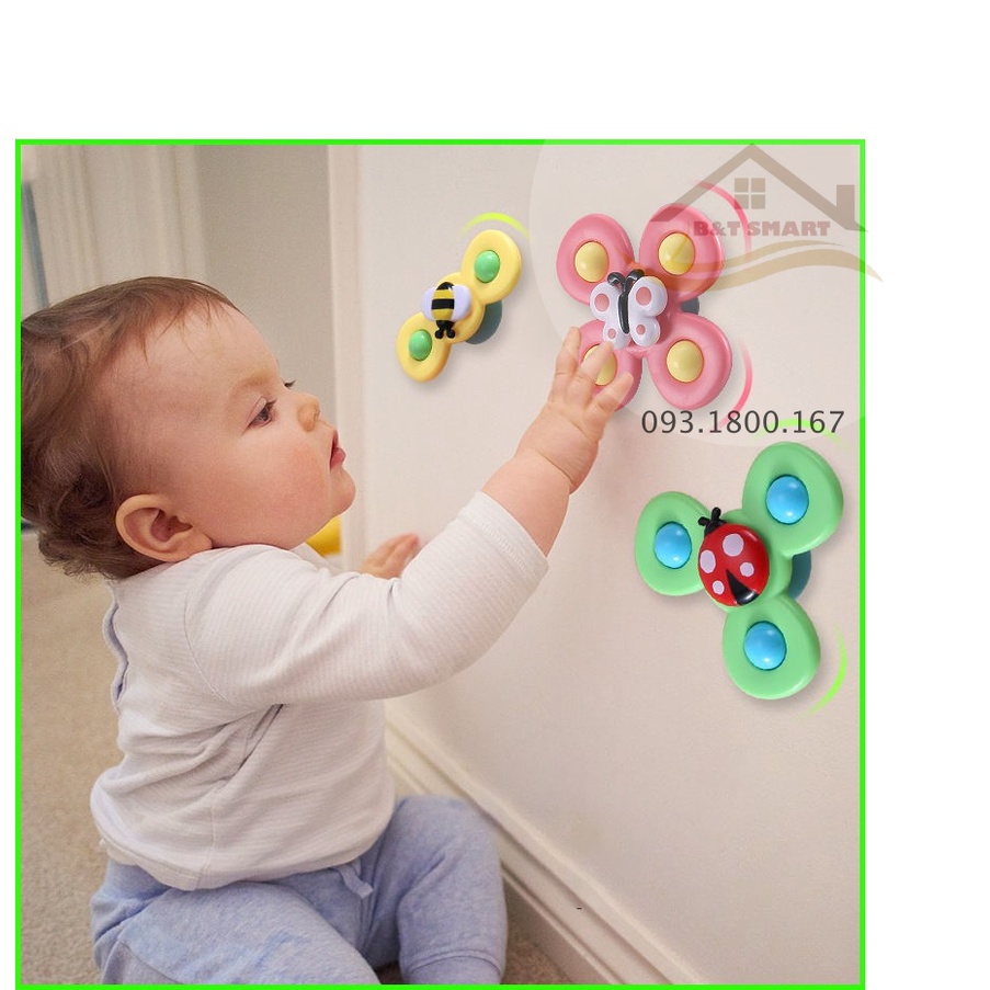 Đồ chơi con xoay spinner hình côn trùng vui nhộn cho bé