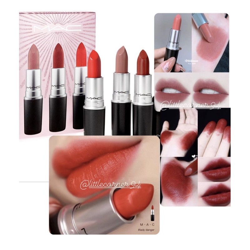 [AUTH BILL MỸ] Set son Mac Holiday