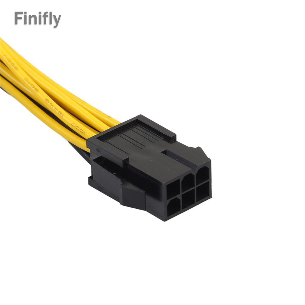 2 Dây Cáp Chuyển Đổi 6pin Female Sang Dual 8pin (6 + 2pin) Male Dài 20cm | BigBuy360 - bigbuy360.vn