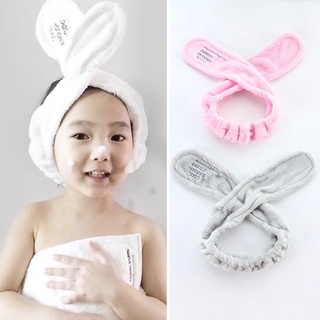 Băng Đô Tai Thỏ Dễ Thương Dùng Khi Rửa Mặt