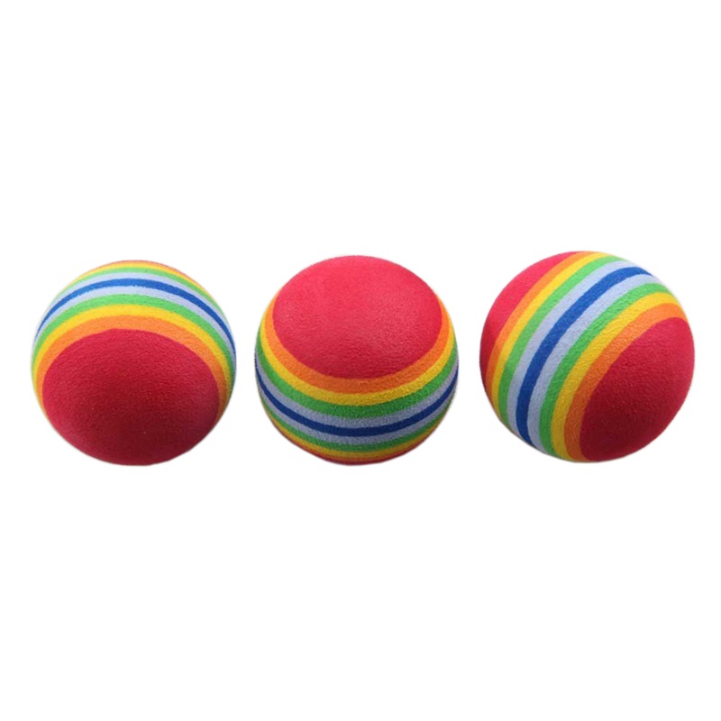 Set 100 quả bóng golf bằng xốp màu cầu vồng