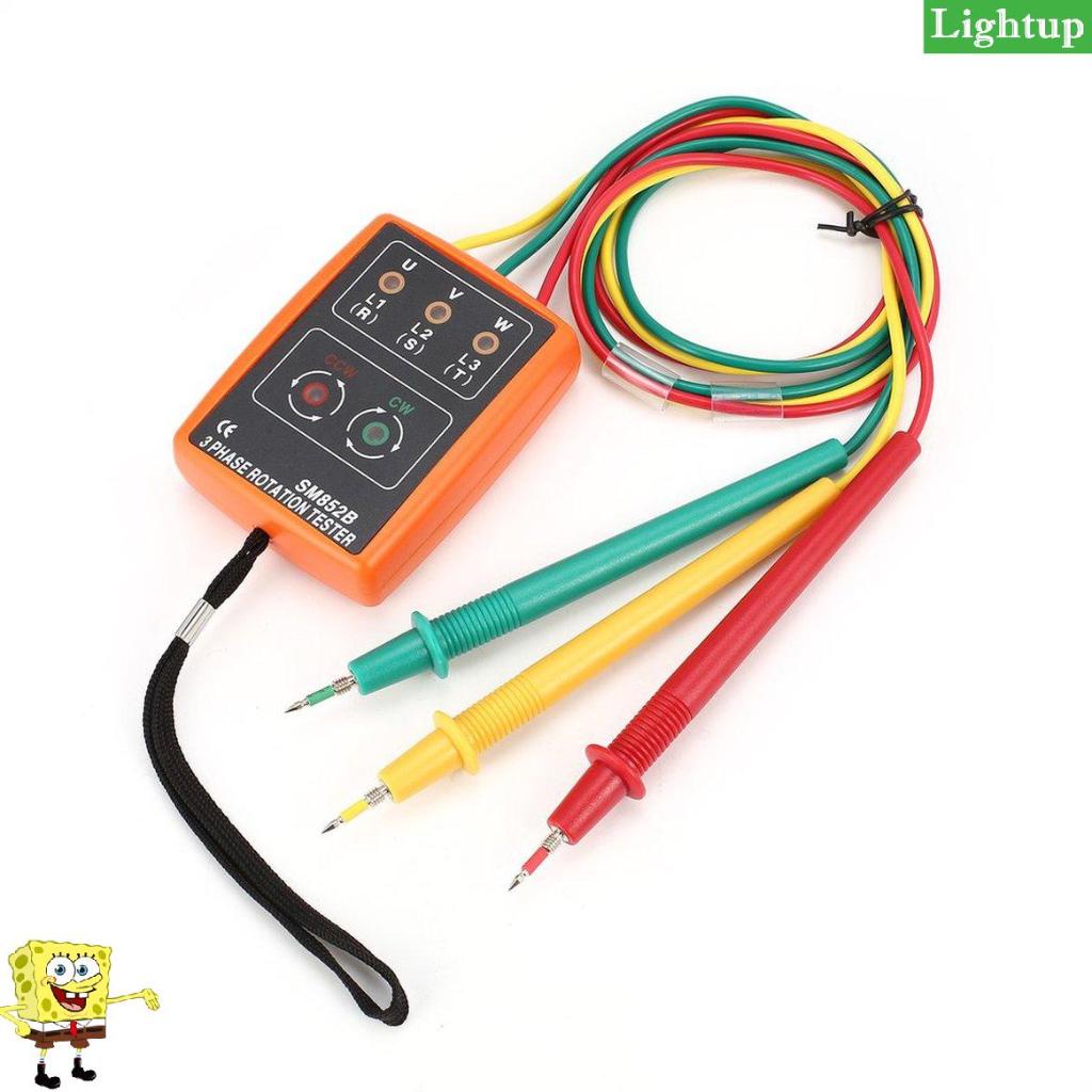 SM852B Máy đo tuần tự quay 3 pha Máy dò máy đo 60V-600V