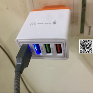 Bộ Sạc Nhanh 4 Cổng USB 1124