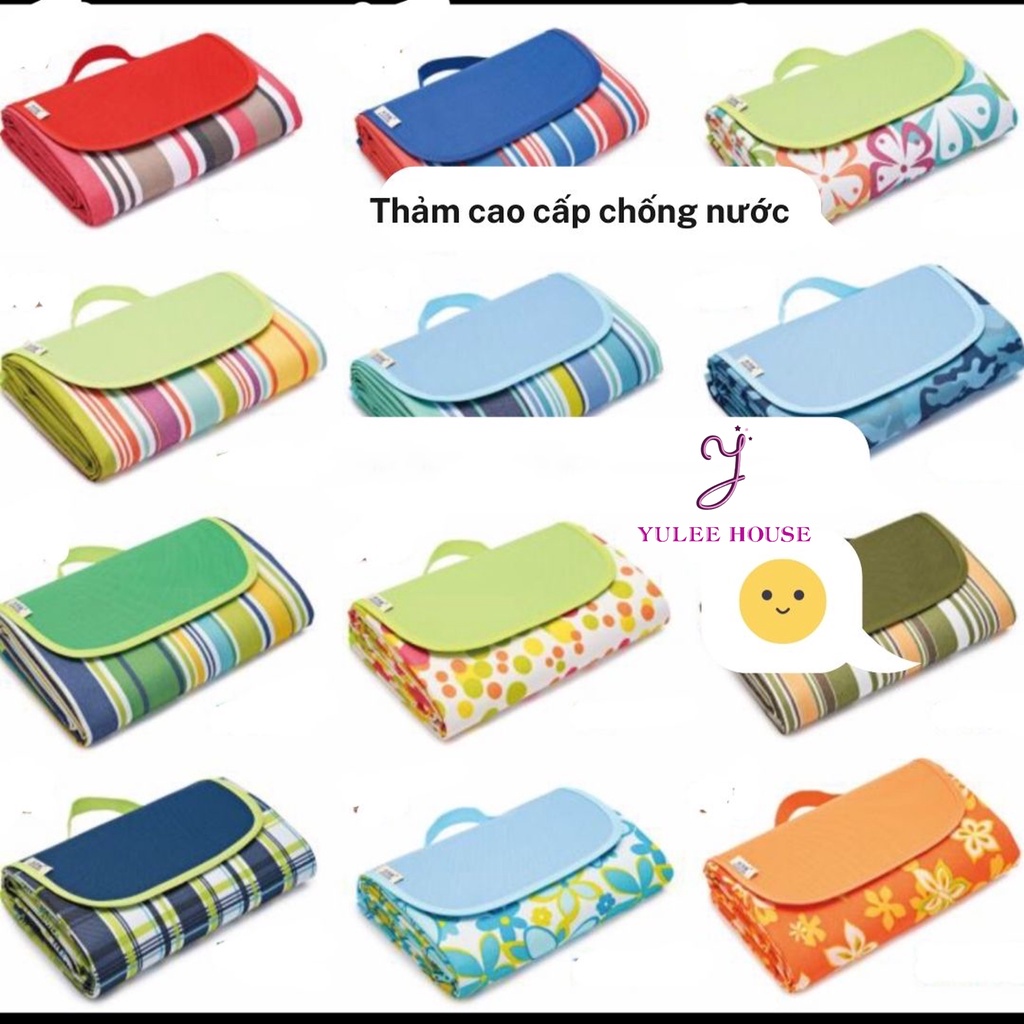 THẢM TRẢI BÃI BIỂN, DU LỊCH, PICNIC CHỐNG THẤM NƯỚC, GẤP GỌN - HÀNG LOẠI 1 - DẦY DẶN | BigBuy360 - bigbuy360.vn