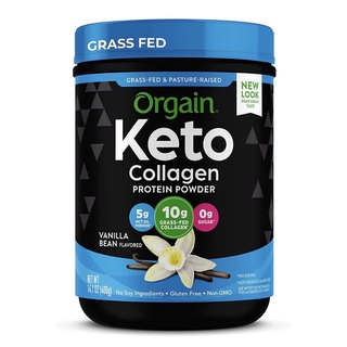 Bột Collagen Protein hữu cơ Orgain Keto Collagen Protein Vanilla 400g USA