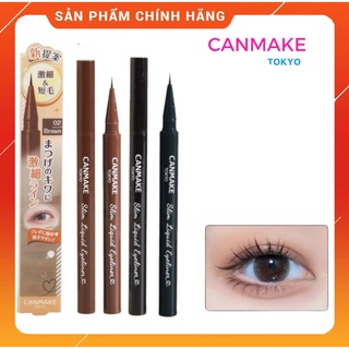 Kẻ mắt nước Canmake Slim Liquid Eyeliner không lem, không trôi
