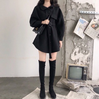 áo dạ ulzzang cá tính( 2 màu đặt trc 5-8 ngày)