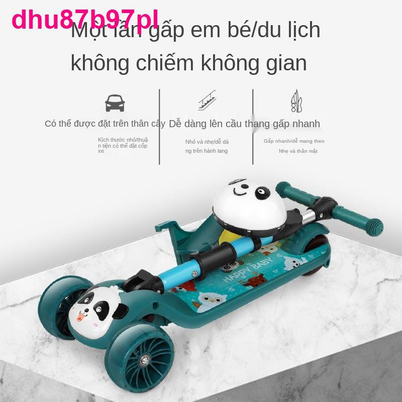 Xe trượt trẻ em 1-3-6 Tuổi 3 -in-One Có thể Ngồi và Người mới bắt đầu Scooter Nam Nữ