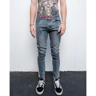 Quần ZOMBIE® Stripes Zips Jeans
