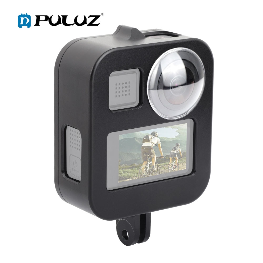 Khung bảo vệ bằng hợp kim nhôm CNC màu đen cho máy ảnh Gopro Max