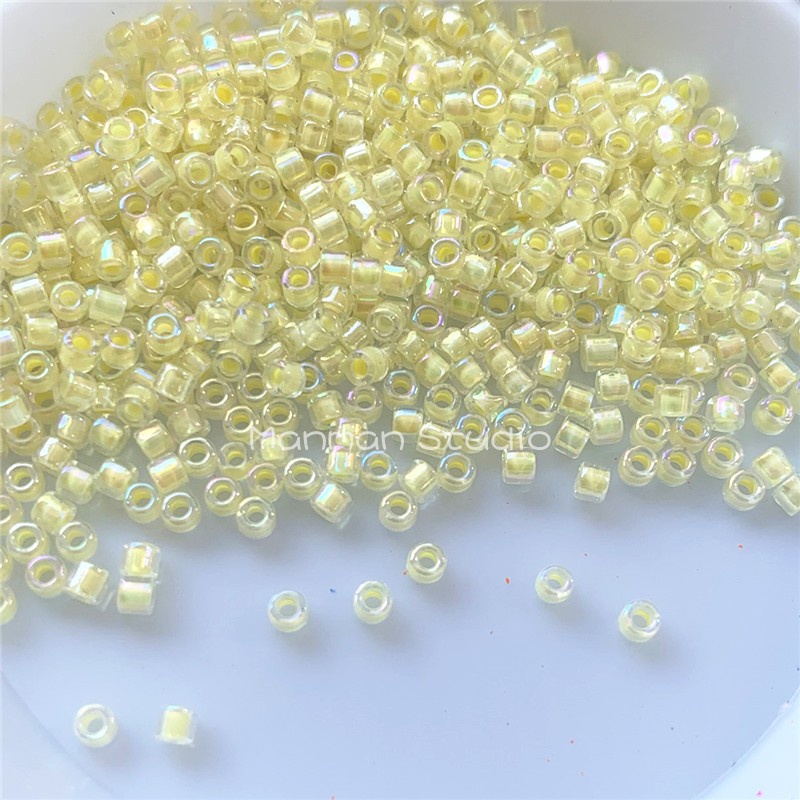 Chuỗi Hạt Thủy Tinh 2mm 10g Nhiều Màu Sắc Dùng Làm Đồ Trang Sức Thủ Công