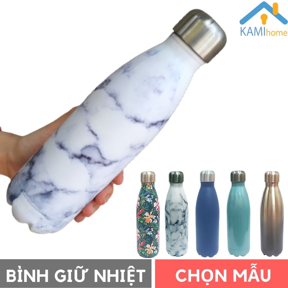 Bình giữ nhiệt inox 304 cao cấp hình Chai nước 500ml ly cốc uống nước cách nhiệt mã 22032