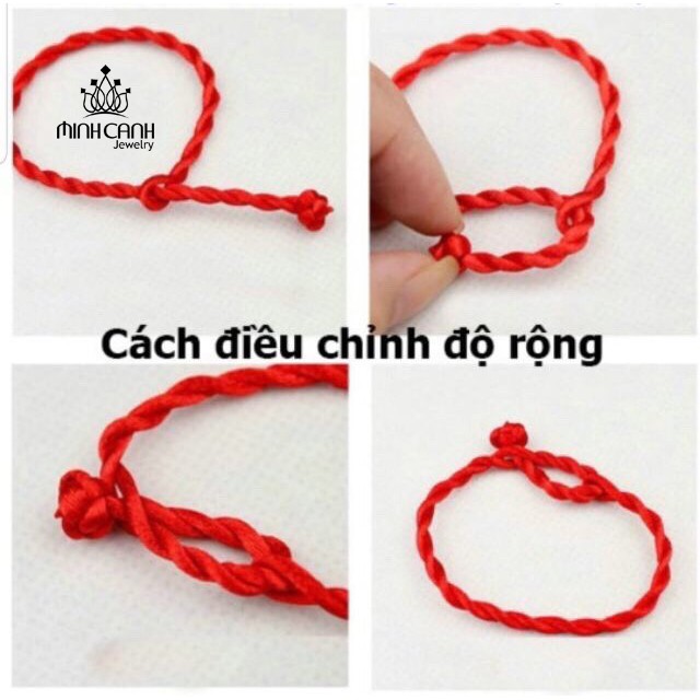 Vòng Tay Chỉ Đỏ Mix Bi Bạc Ta Mang Lại May Mắn - Minh Canh Jewelry | BigBuy360 - bigbuy360.vn