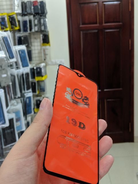 Cường lực 19D Redmi Note 8 Pro / Note 9s  Full màn viền mỏng ôm màn 2.5D