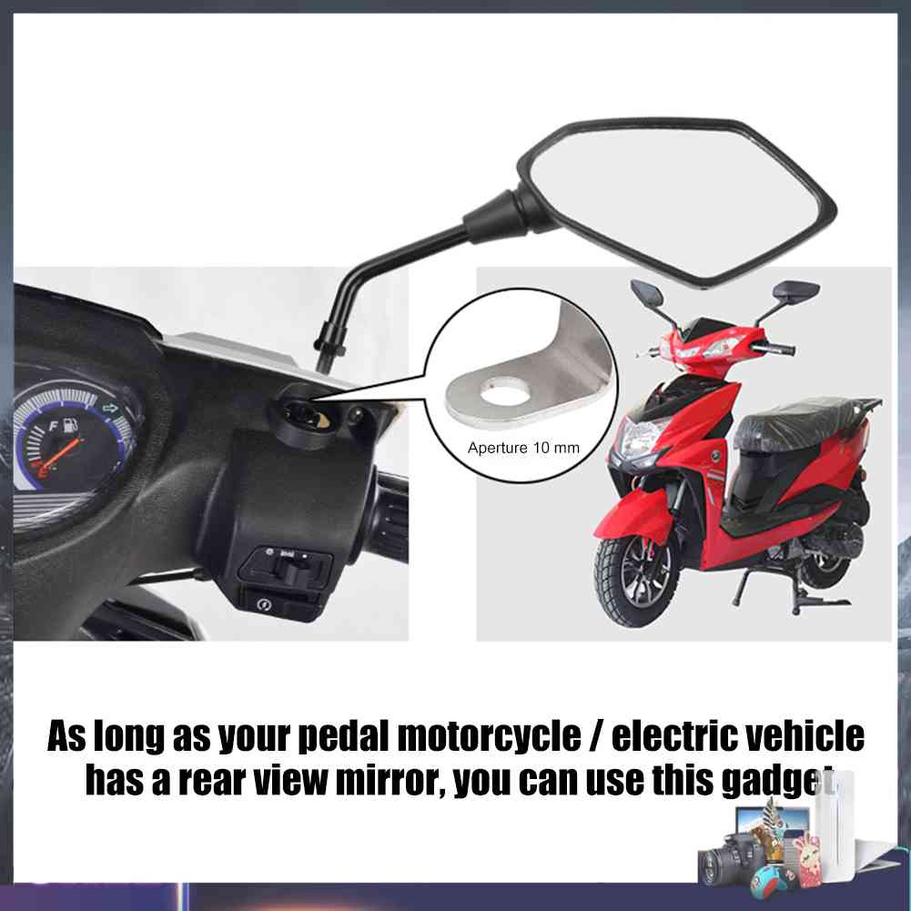 Giá Đỡ Điện Thoại Gắn Gương Chiếu Hậu Xe Máy Thông Dụng