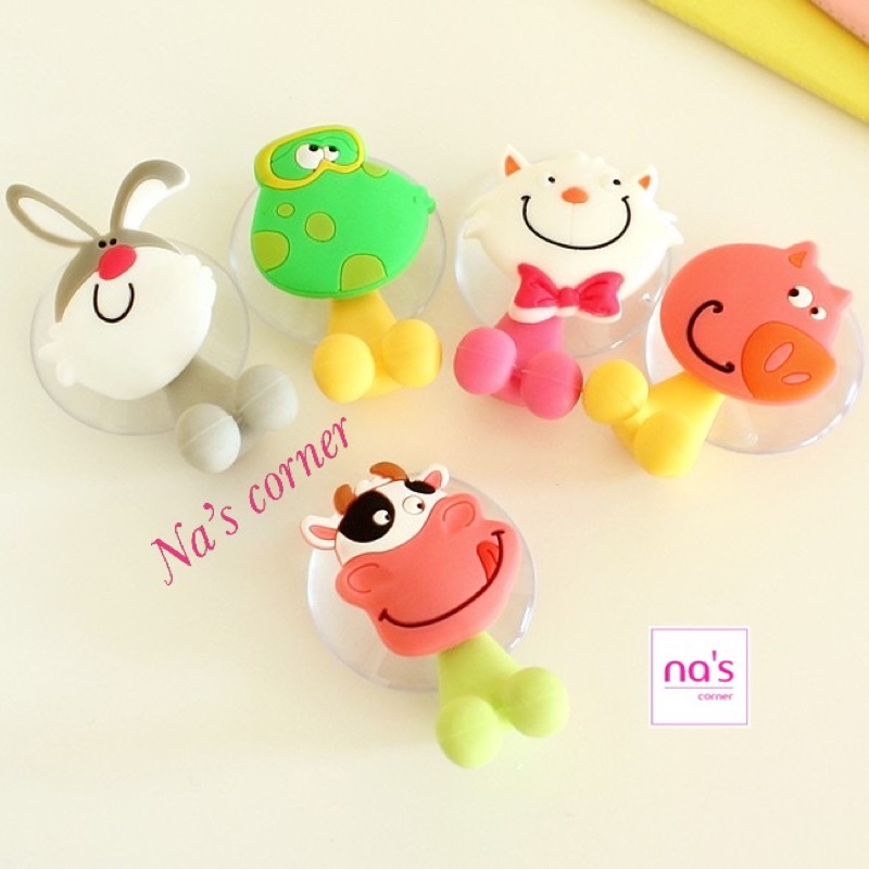 Dụng cụ kẹp bàn chải đánh răng hình thú ngộ nghĩnh xinh xắn