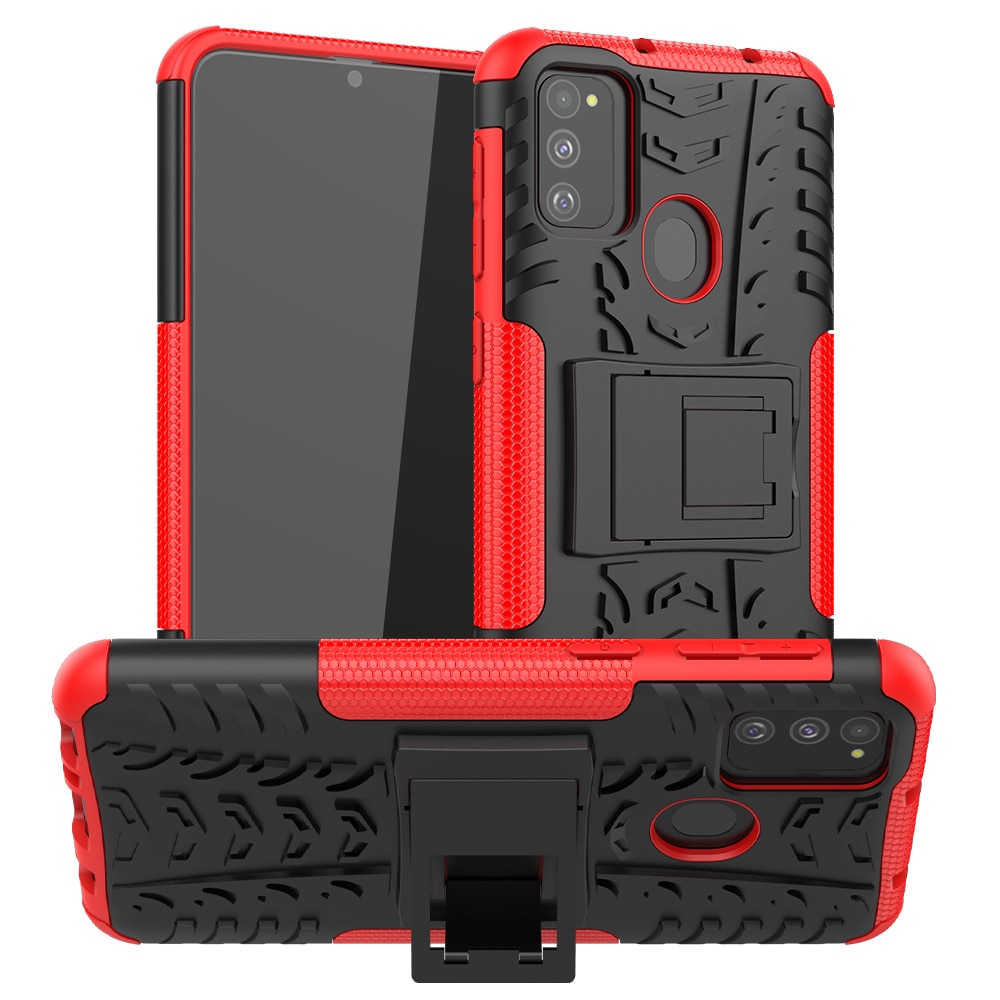 for Samsung Galaxy M30S Case Cover Armor Rugged Dual Layer Shockproof Stand Hard Silicone Phone Case Samsung M 30S