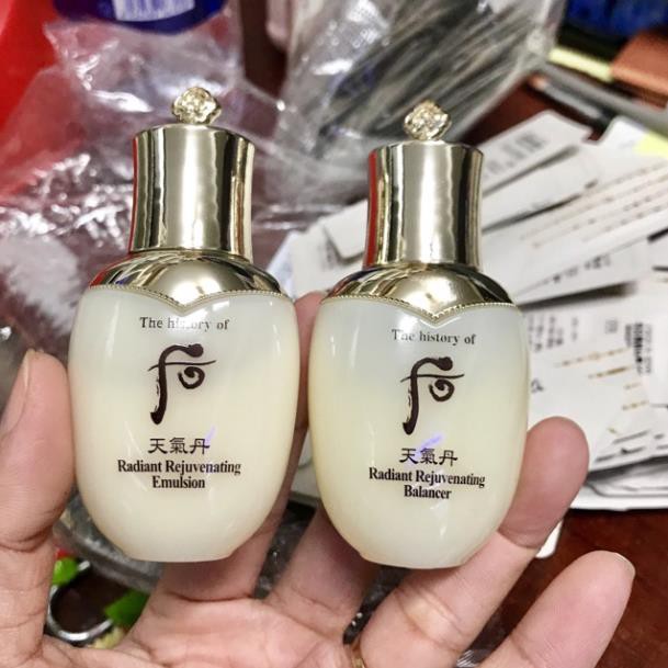 Combo hoa hồng và sữa dưỡng tái sinh da Whoo Hwa Hyun 25ml + 25ml