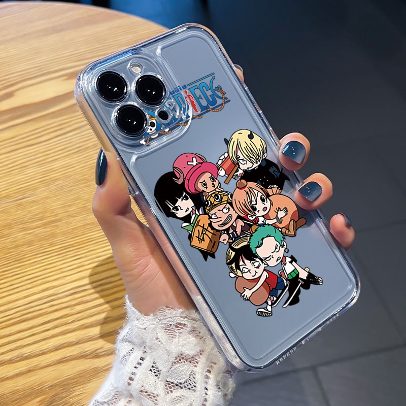 Ốp Điện Thoại TPU Trong Suốt In Hoạt Hình One Piece Cho Xiaomi Redmi Note 11 12 Pro 5G 11S 10 Pro 4G 10S Redmi 12C 11A 10C 9C