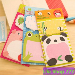 Giấy note ghi chú hình động vật siêu đáng yêu - Lifeshop777