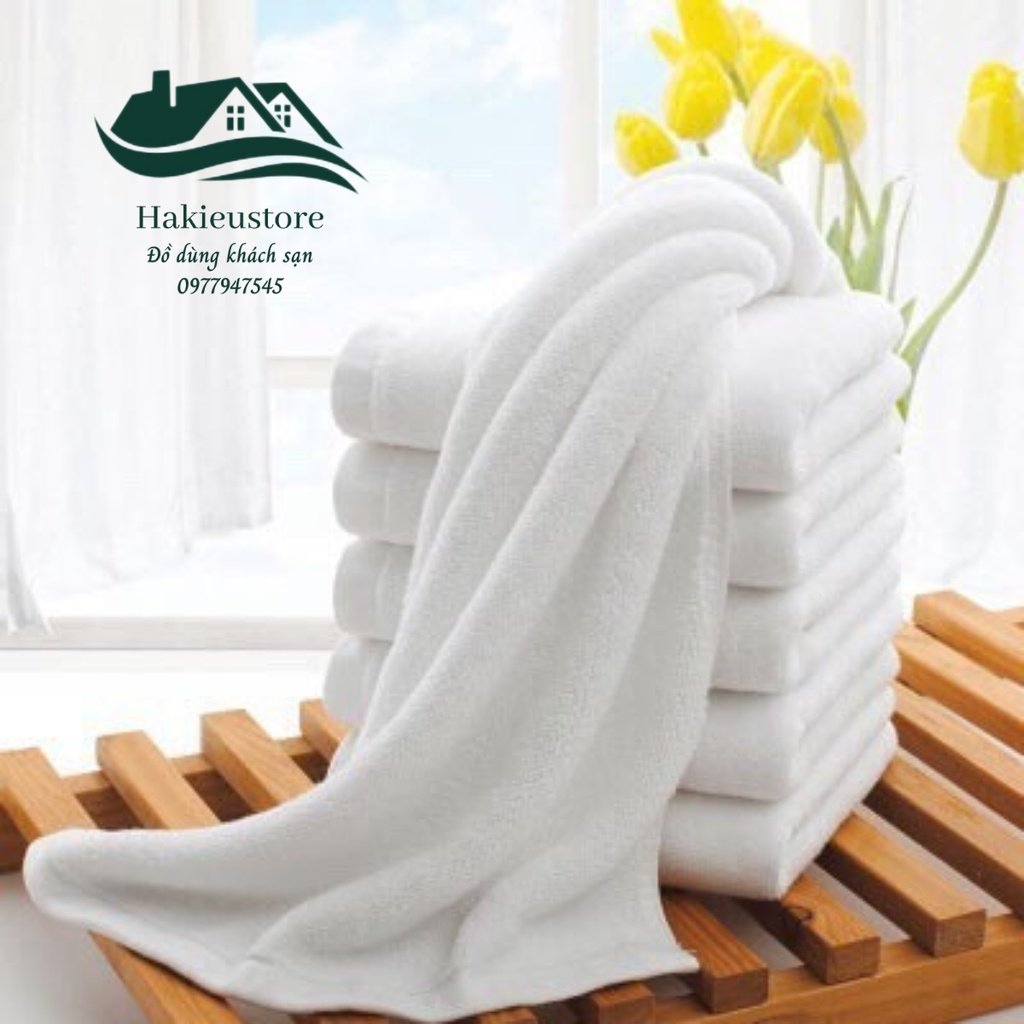 10 khăn tắm khách sạn, nhà nghỉ 60x 120cm x 260g