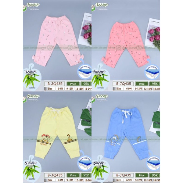 JUDOBY JQ435 QUẦN LEGGING BÉ TRAI BÉ GÁI CHẤT BAMBOO (SIZE 9-24M)