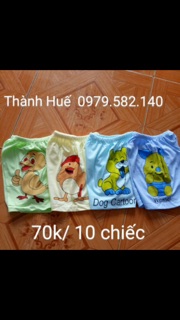 Combo 3kg giấy và 10 quần đùi cho bé
