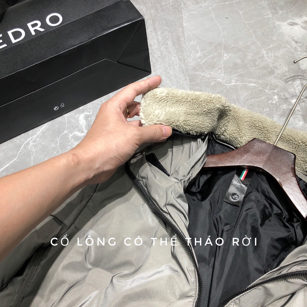 Áo khoác phao đại hàn cổ lông nam cao cấp bigsize thời trang xuất khẩu APHA 63 - 909