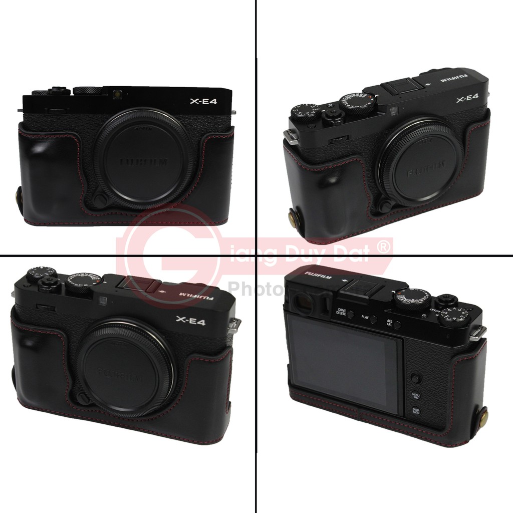 Bao Da Halfcase Dành Cho Máy Ảnh Fujifilm X-E4 l Halfcase Fujifilm X-E4 l Case Fujifilm X-E4 l Máy ảnh x-e4