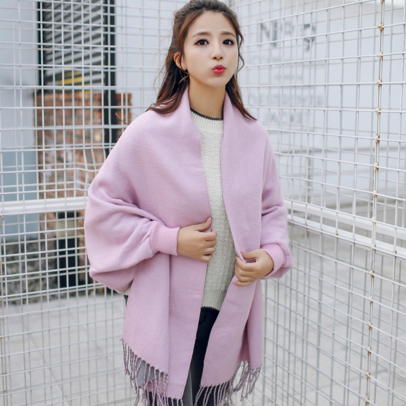 Áo choàng tay dài hai mặt thời trang thanh lịch cho nữ | BigBuy360 - bigbuy360.vn