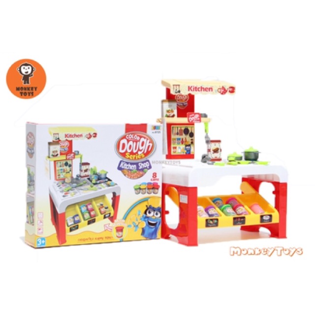 Kitchen Set Bộ Nấu Ăn Đất Sét 32pcs  Cao 65cm