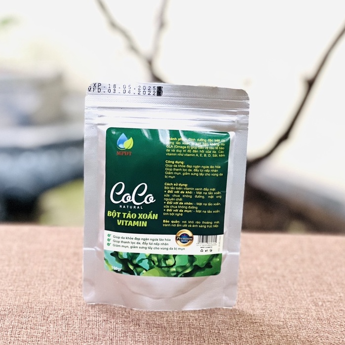 [HOT CỰC Ý] Bột tảo xoắn đắp mặt nạ, bột tảo biển đắp mặt nạ dưỡng trắng làm đẹp da