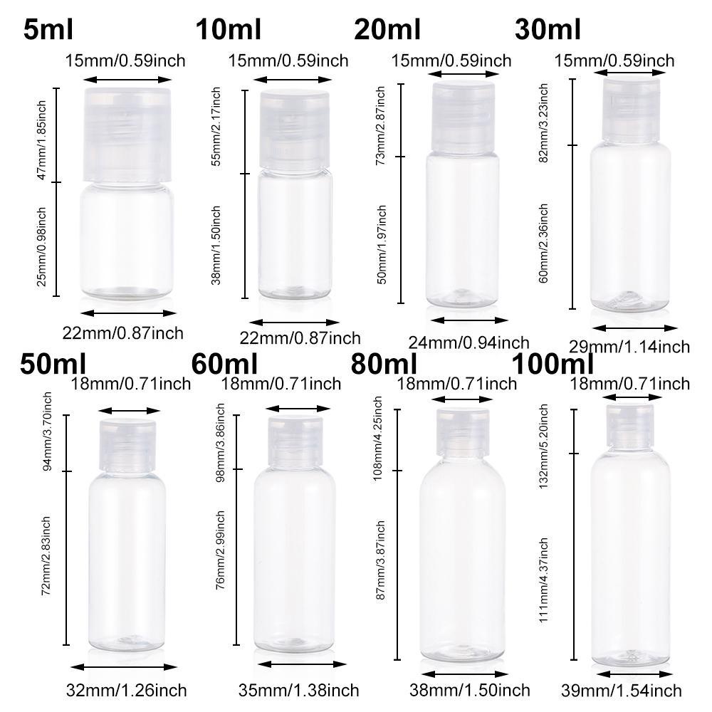Chai Nhựa Rỗng 5-100ML Đựng Mỹ Phẩm Tiện Dụng