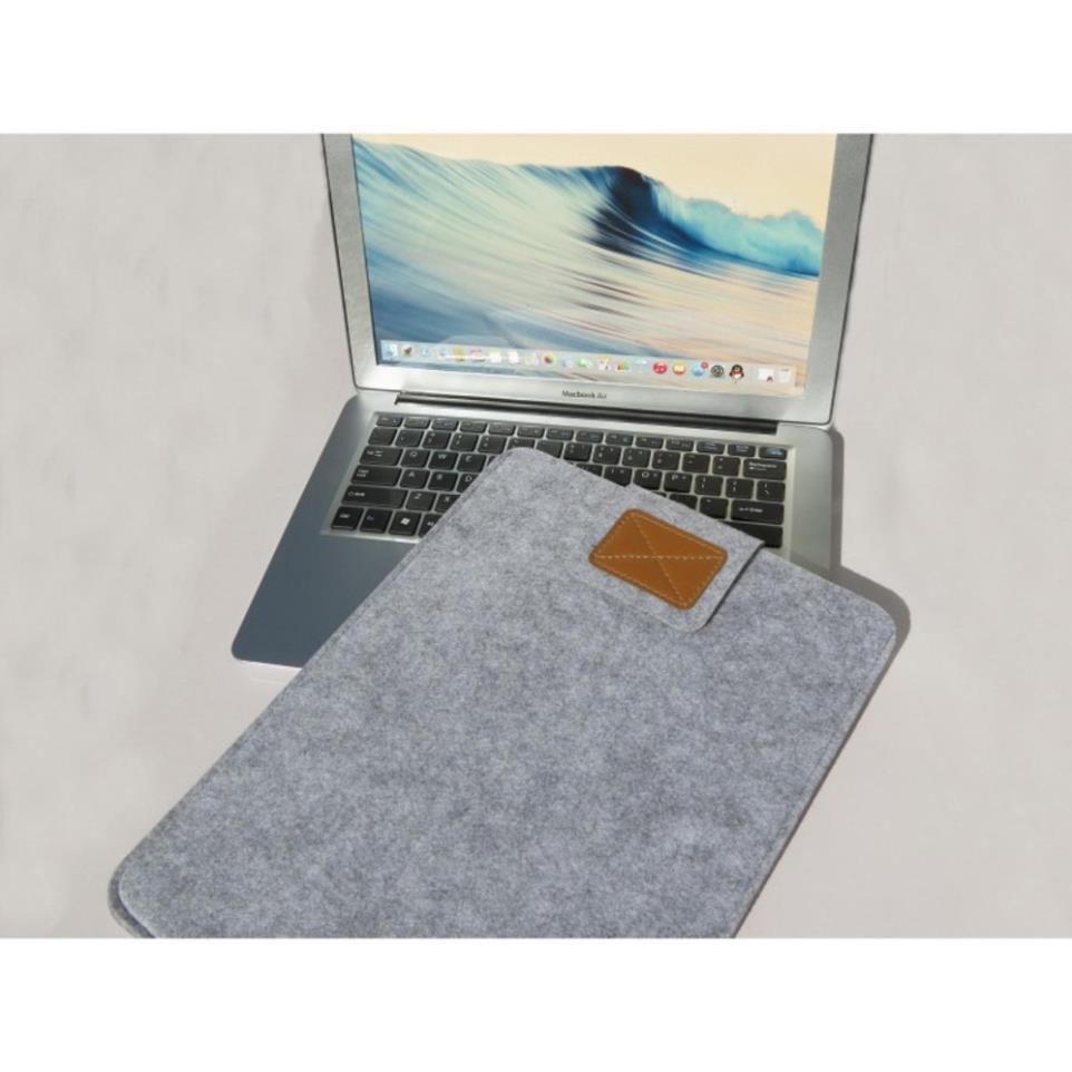 Túi Chống Sốc Laptop Và MacBook MILASO Đựng Vừa Cho Máy 11 13 15 inch Chất Liệu Dạ Chống Va Đập TA-001077