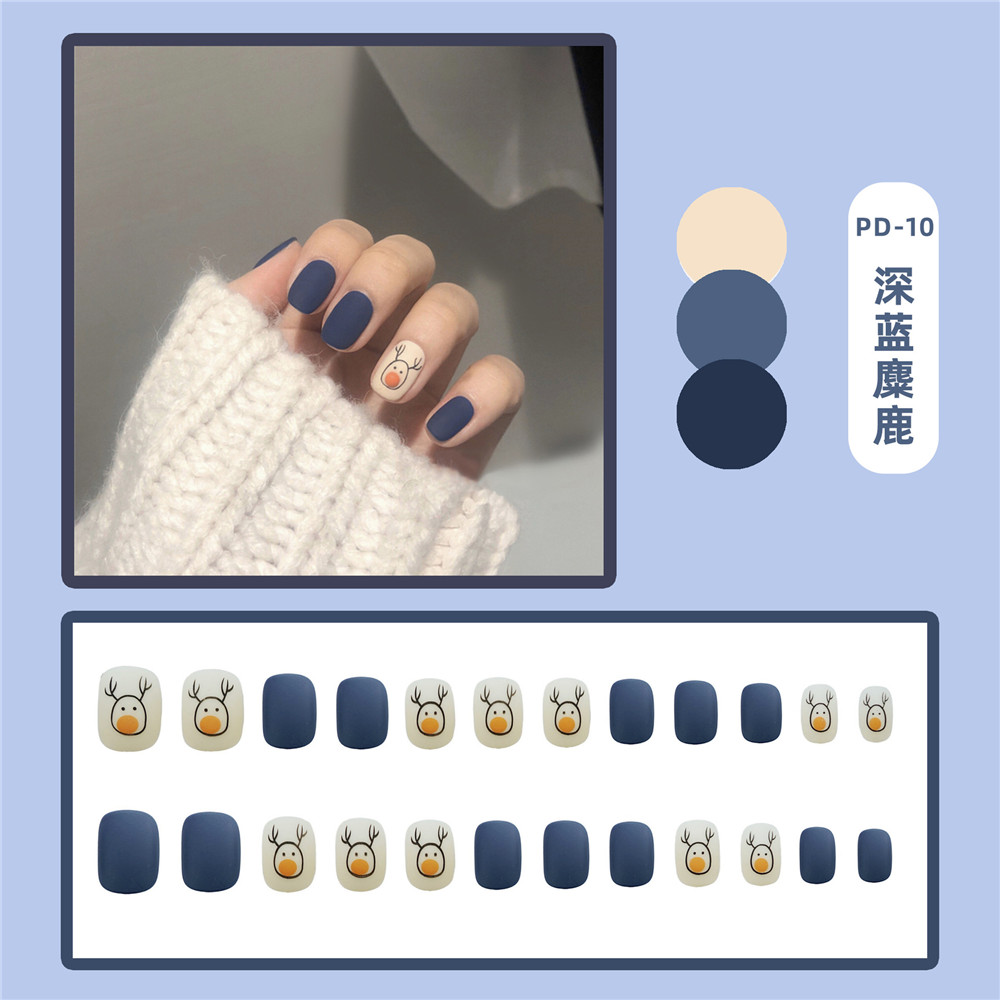 Set 24 móng tay giả trang trí nhiều mẫu độc đáo