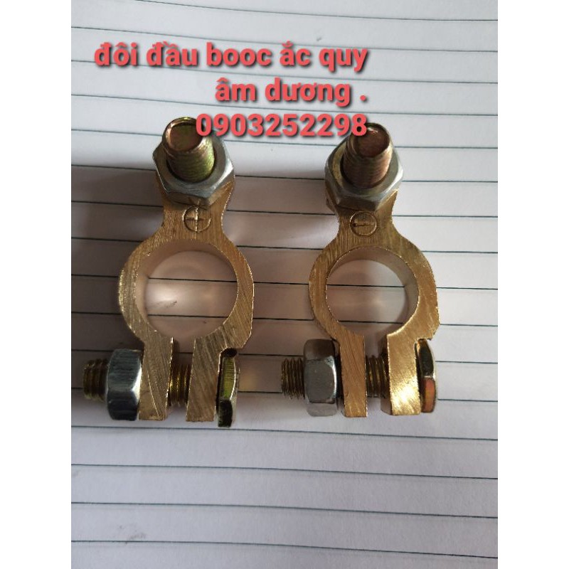 Đôi đầu booc ăc quy - đầu bọc ắc quy ô tô bình 60a -80a ..