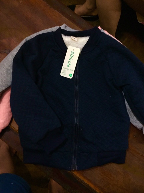Áo nỉ bomber cho bé