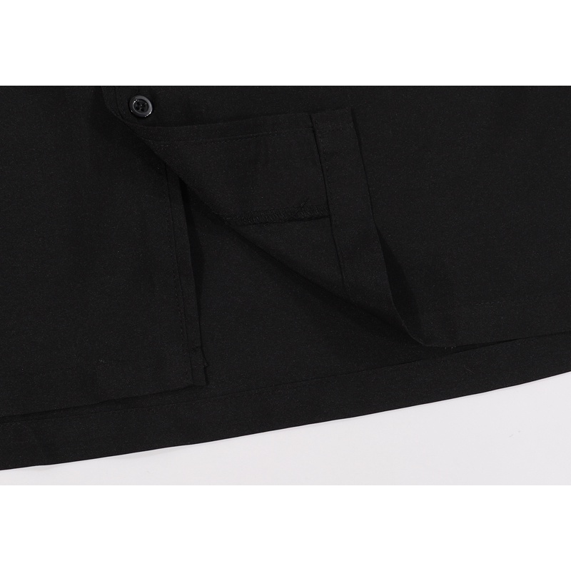 Mới * pra * da * Áo Sơ Mi Ngắn Tay Unisex Biểu Tượng Phía Trước