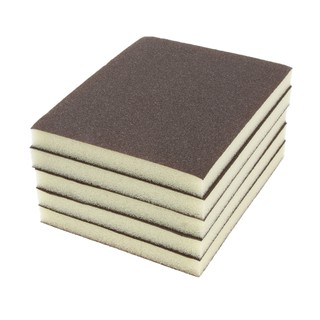 [Flameer] 5 Miếng bọt biển chà nhám thô / vừa màu xám Đánh bóng diện tích nhỏ, 80 Grit