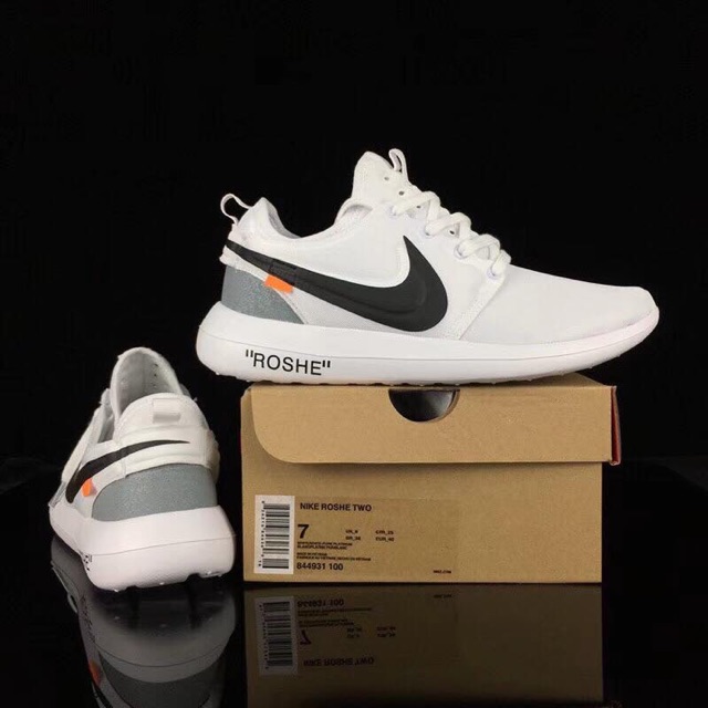 Giày Nike roshe x off white