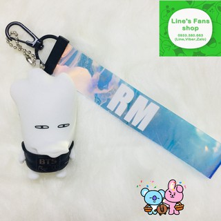 Móc khóa BTS + strap holo_Mẫu mới (KM tặng Sticker & hình xăm BT21 BTS)
