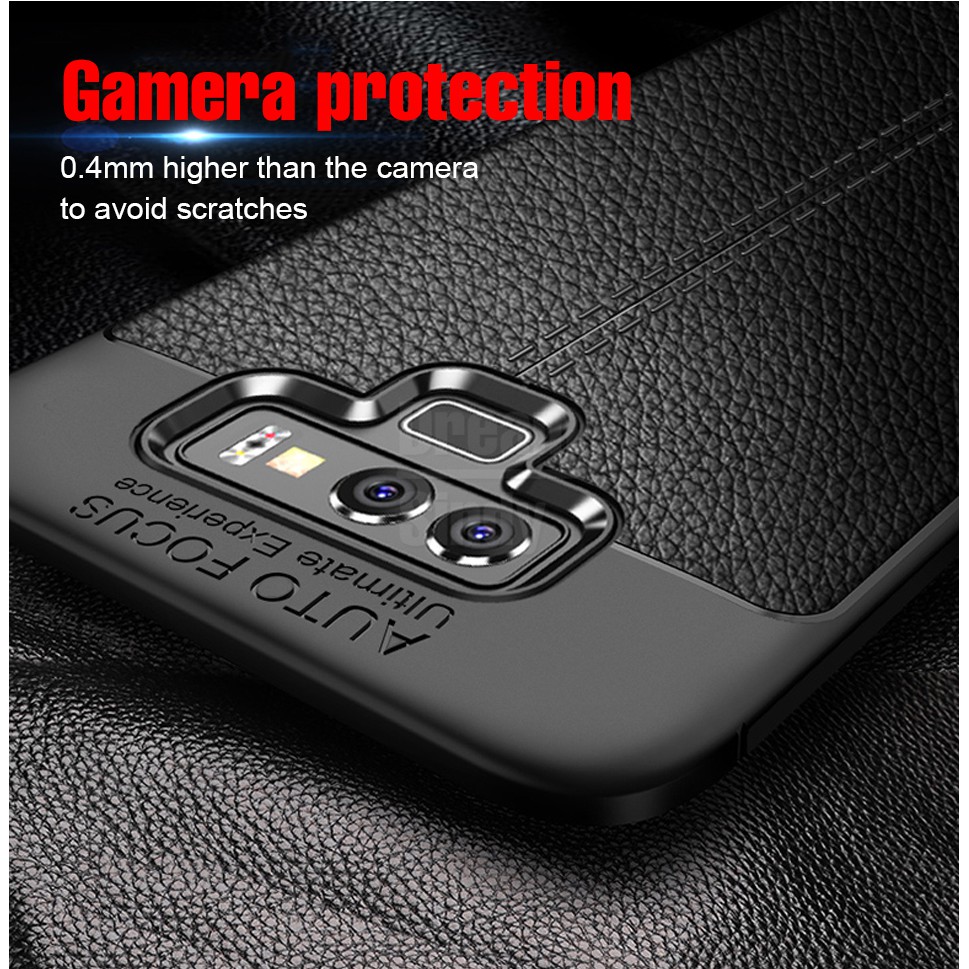 Ốp Lưng Auto Focus Vân Da Cho Samsung Galaxy Note 9