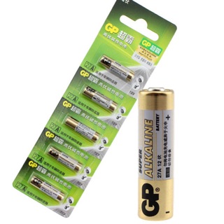 Viên pin A27 27AF-2C5 GP Super High Alkaline Battery / Pin điều khiển 12v GP27A mẫu mới nhất vỉ 5 viên