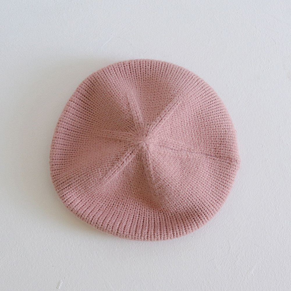 Mũ đan len họa tiết chữ thời trang thu đông phong cách hàn quốc cho nữ