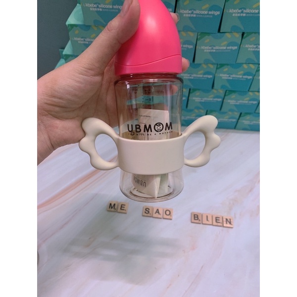 Tay cầm silicon lắp bình cổ rộng