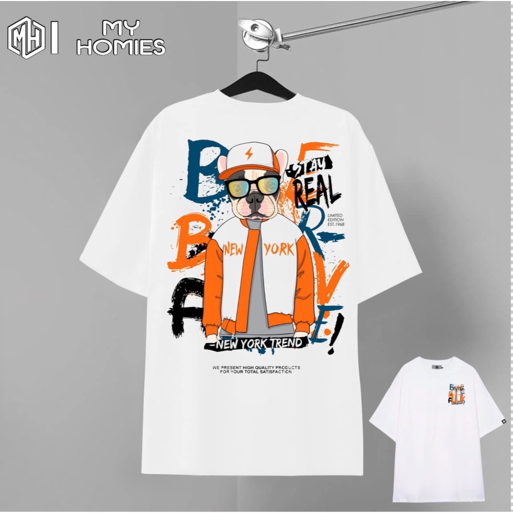 Big Size áo thun cotton100 50-120kg mẫu New York Trend - MH Store