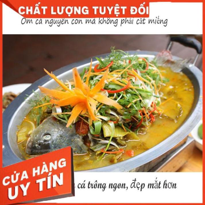 Khay om cá inox cao cấp đa năng kèm vỉ