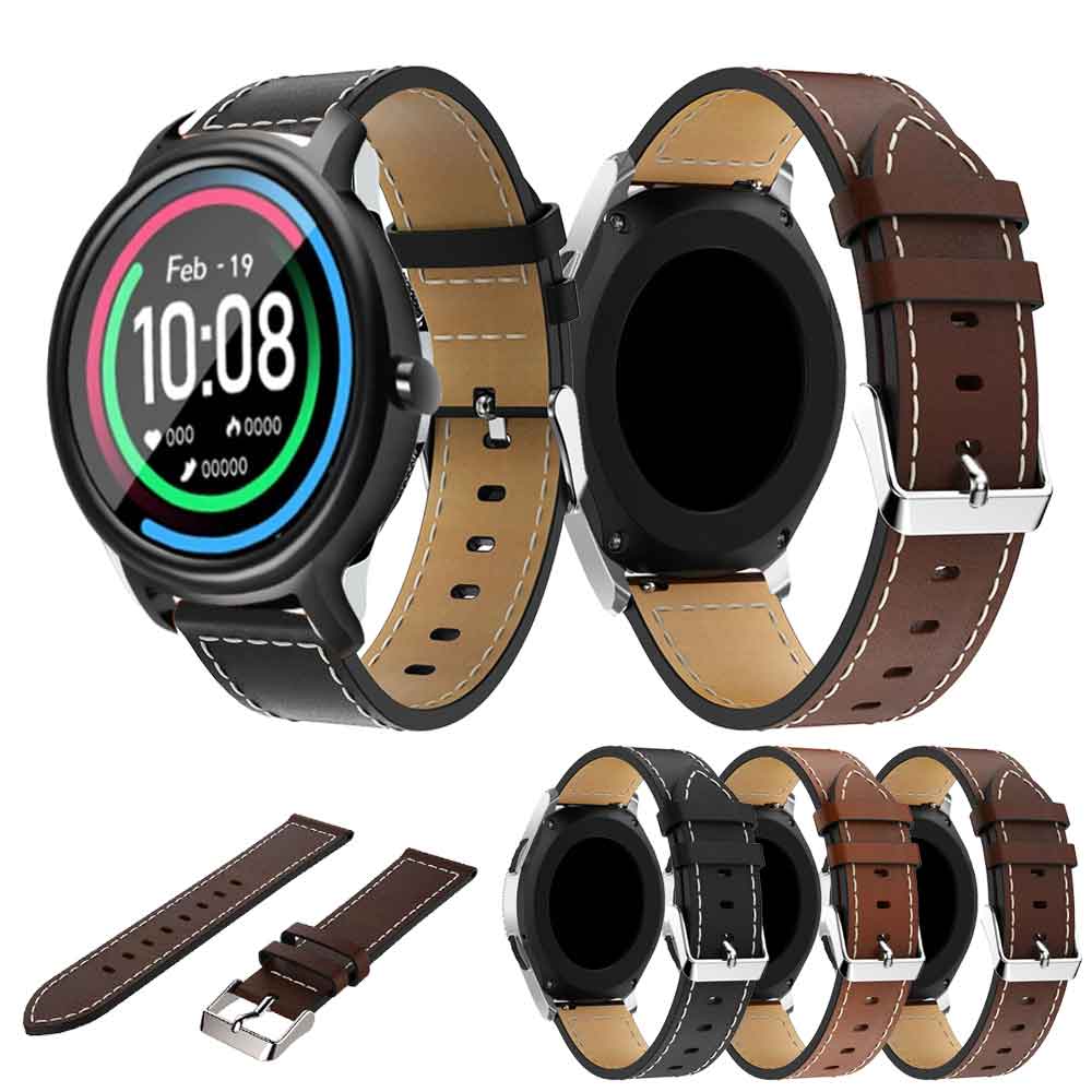 AMAZFIT HAYLOU Dây Đeo Bằng Da 20mm Cho Đồng Hồ Thông Minh Xiaomi Mibro Bip U / Bip 1s / Gts 2 Mini / Amiluou Ls02